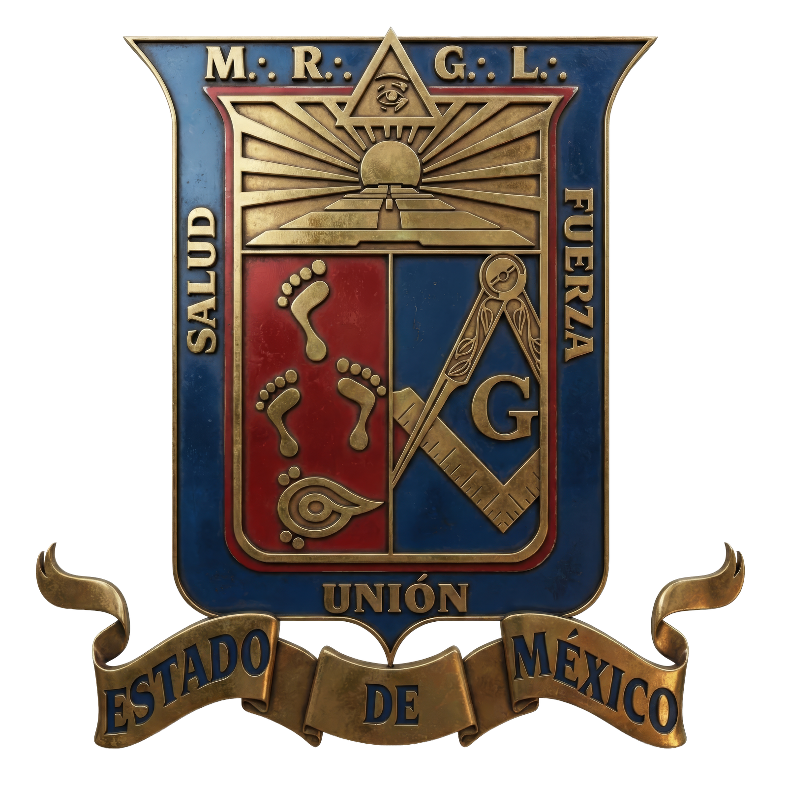 Escudo Oficial de la Gran Logia del Estado de México
